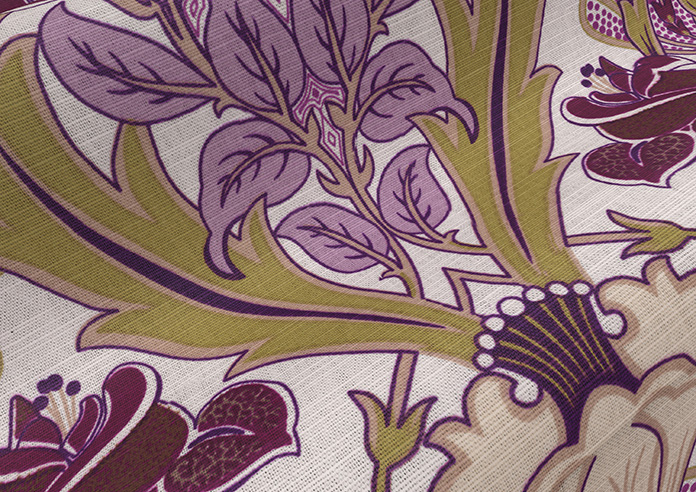 Acanthus, Berry - Made to Measure Curtains - Image 4